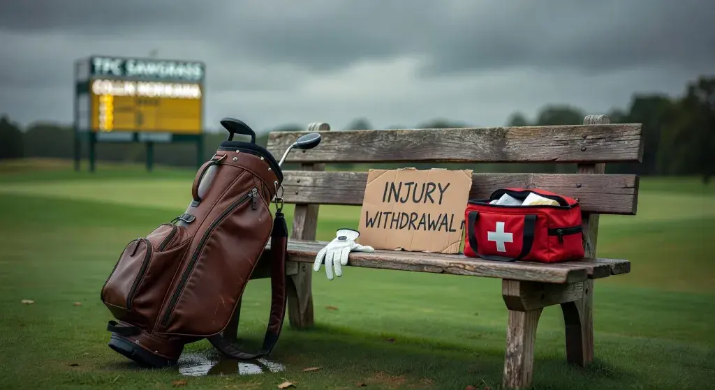 Collin Morikawa withdraws from The Players Championship after one hole with back injury