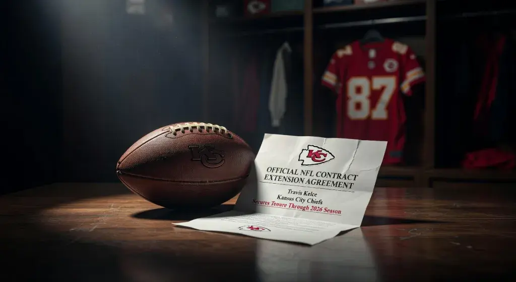 Travis Kelce's two-year extension with Chiefs secures tenure through 2026 season