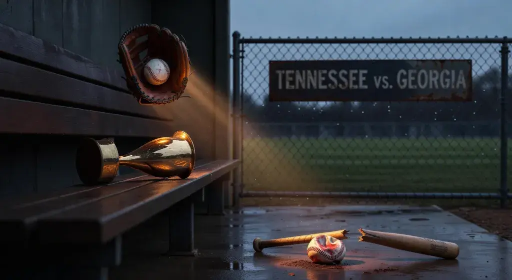 Georgia left fielder Cole Johnson robs home run to secure 8-7 win over Tennessee