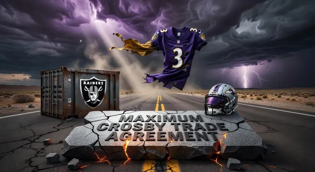 Las Vegas Raiders state Baltimore Ravens backed out of Maxx Crosby trade agreement