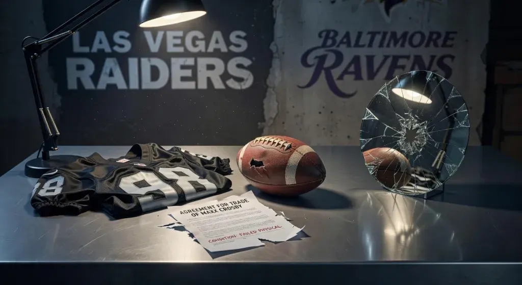 Las Vegas Raiders say Baltimore Ravens back out of Maxx Crosby trade over physical concerns