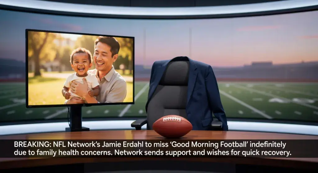 NFL Network's Jamie Erdahl explains absence from 'Good Morning Football' due to family health issue