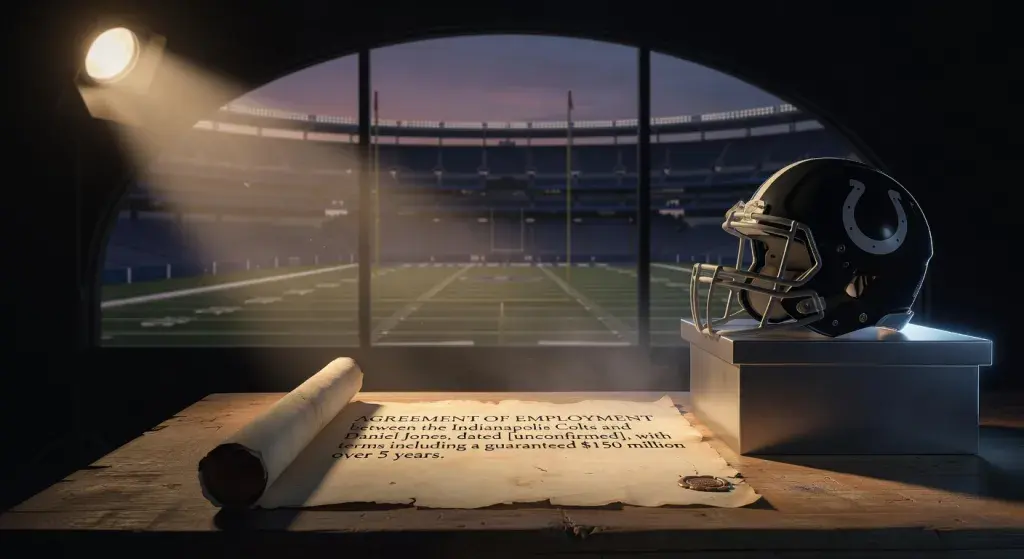 Reports of Daniel Jones signing historic contract with Indianapolis Colts unconfirmed